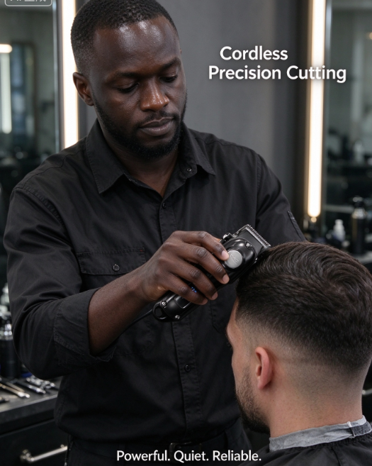 Electric Hair Clipper Set - Multifunctional USB Rechargeable Trimmer with Detachable Water Resistant Head