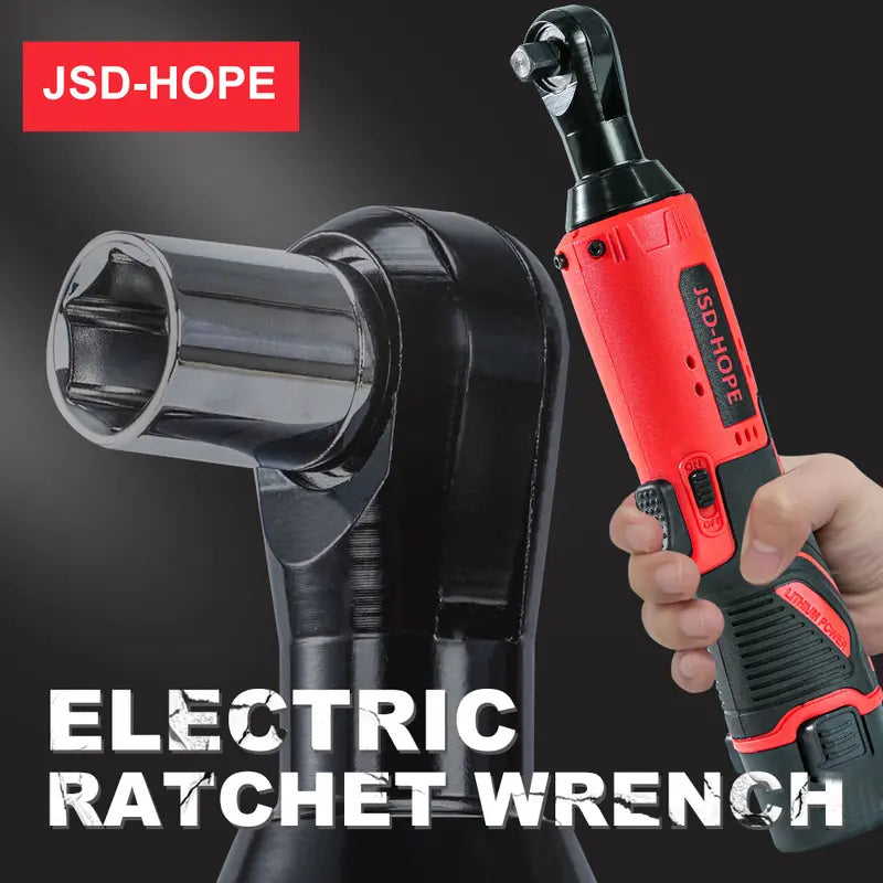 12V Cordless Electric Ratchet Wrench – Extended Power Tool for Fast Auto Repair, Saves Time