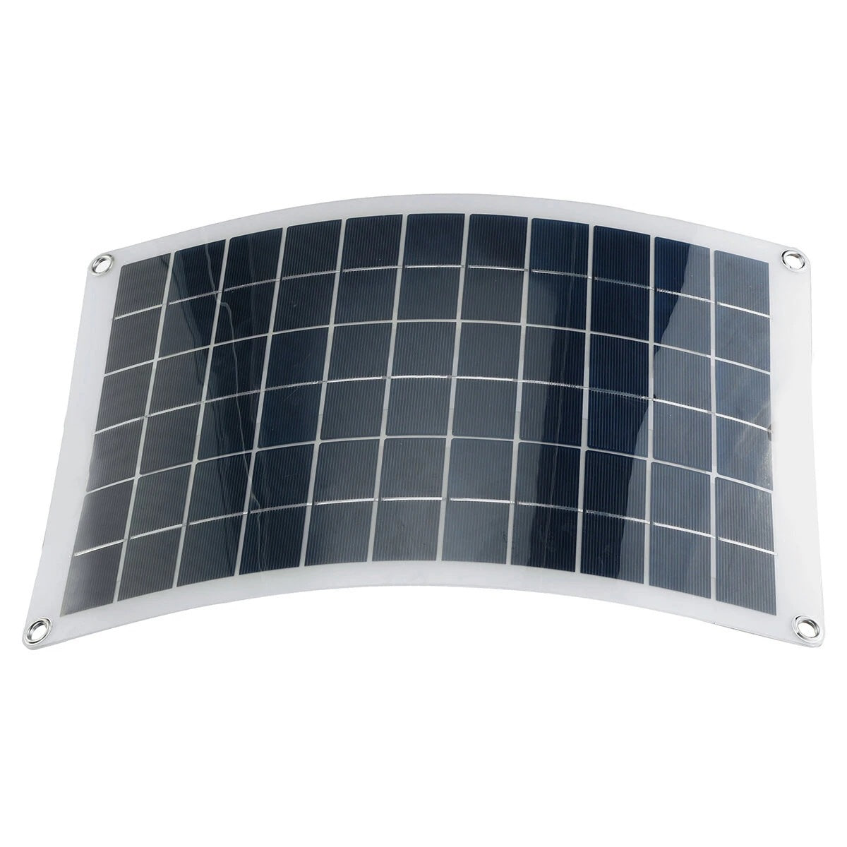 15W Polycrystalline Solar Panel Kit with Dual USB - for Car and Outdoor Use (Charge Controller Not Included)