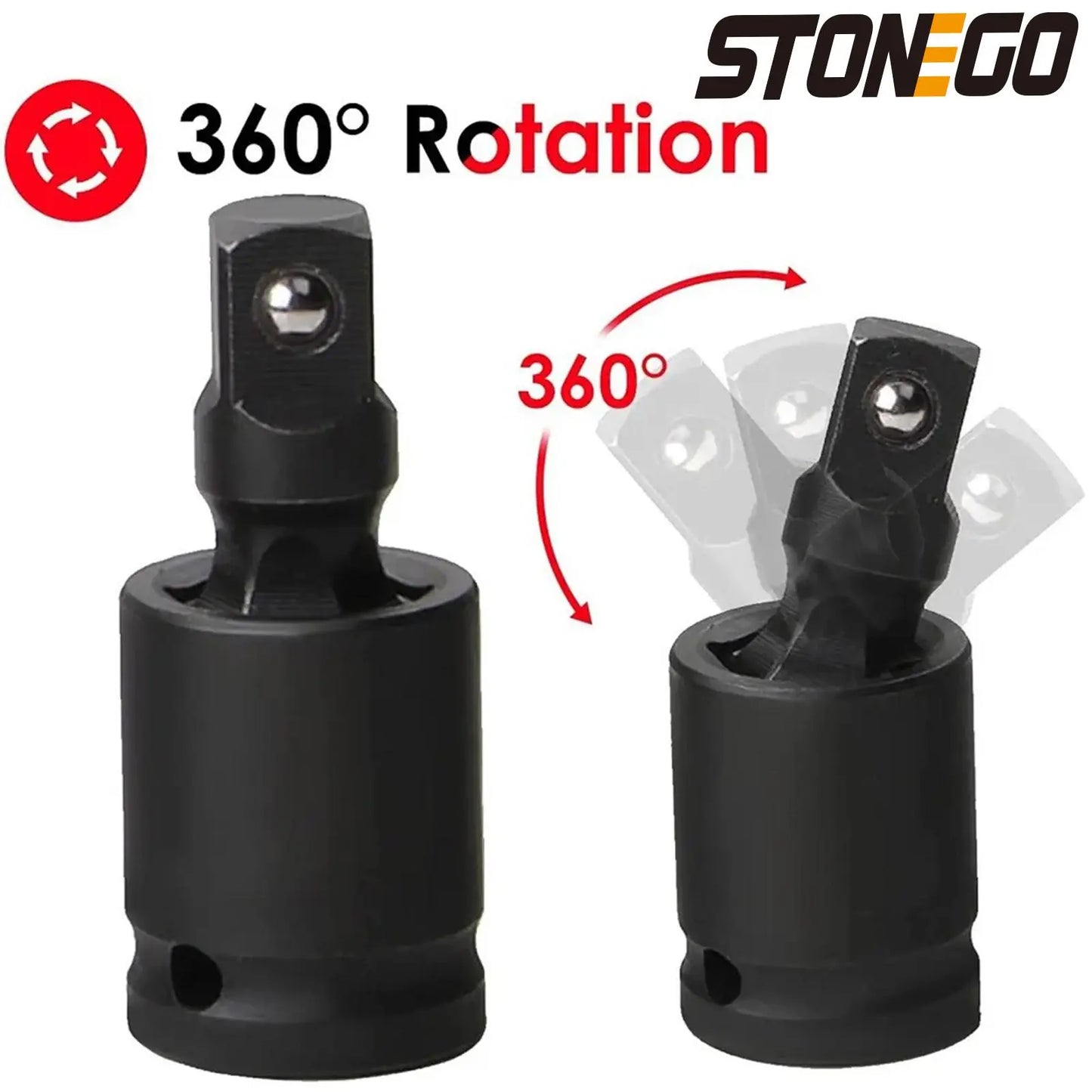 Universal Pneumatic Joint Wrench Socket Adapter - High Hardness Extension Tool for Electric and Pneumatic Forging Wrenches