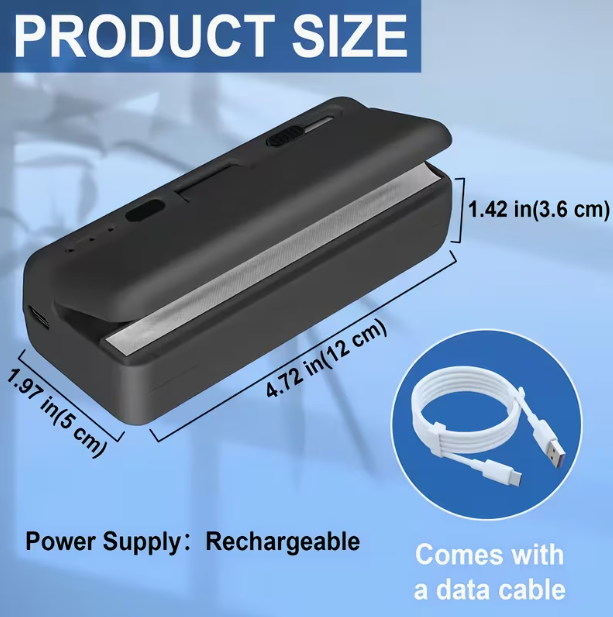 Portable Wireless Automatic Food Sealer – Quick Sealing for Snacks & Plastic Bags, Long-Term Food Preservation, Compact & User-Friendly for Kitchen Storage