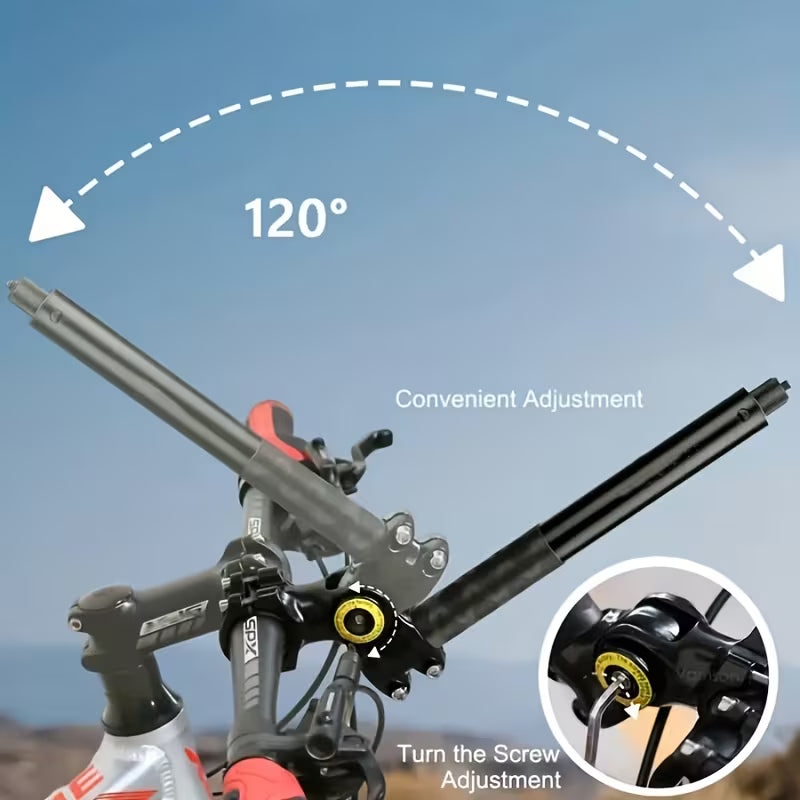Handlebar Camera Mount – Universal Selfie Stick Bracket Adapter for GoPro & Insta360