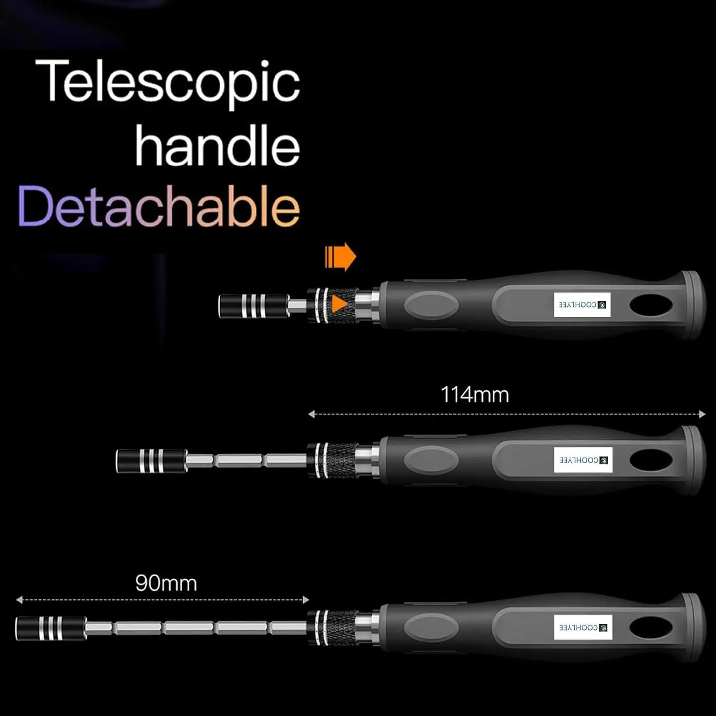 32-in-1 Magnetic Screwdriver Set with Case – 30 Precision Bits, Repair Kit for Watch, Phone, Laptop, Computer & Toys