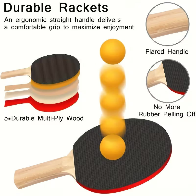 Table Tennis Fitness Training Set - Complete Ping Pong Practice Kit