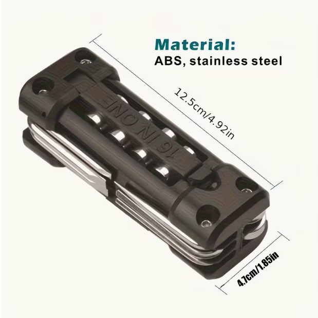 Multifunctional Folding Tool Kit – Portable Socket Set for Motorcycle & Bicycle Repair, Mechanic Maintenance