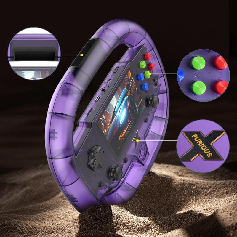 SU-10 Retro Game Console, 3.5 Inch Large Screen Handheld Game Console, Support Multiple Simulator Games, Perfect Birthday Gift, Game Peripherals, Gaming Stuff, Men Gifts, Controller Grips