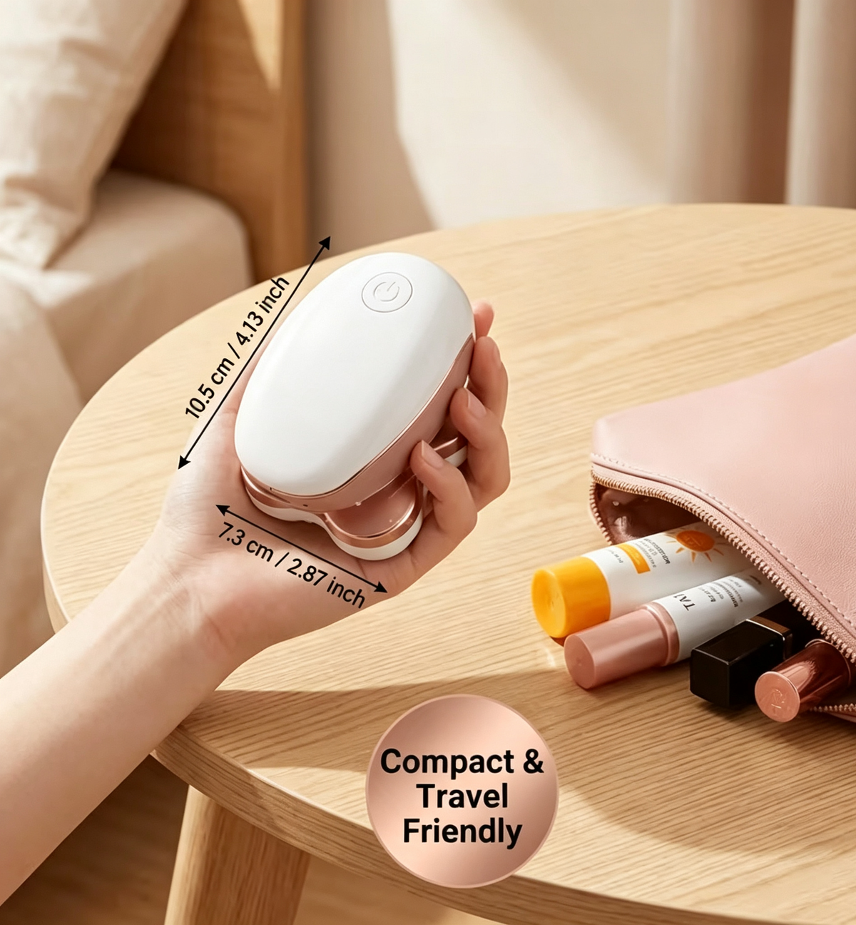 4-in-1 Electric Body Shaver & Hair Clipper, 360° Rotatable USB Rechargeable Wet & Dry Shaver – Portable Trimmer for Face, Legs, Arms, Chest, Underarms & Bikini Line