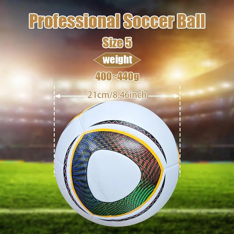 Size 5 Soccer Ball, Football Training Ball, Football Training Equipment for Youth Adults, Ball Sports Equipment for Indoor Outdoor Use, Football Balls