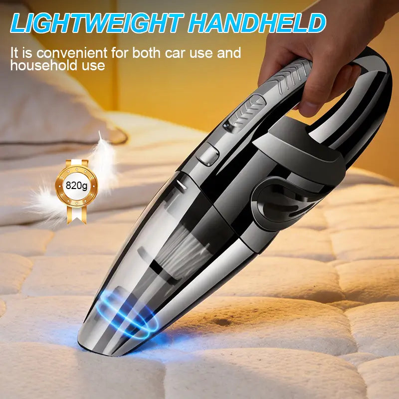 Mini Cordless Handheld Vacuum Cleaner | Powerful Suction for Pet Hair, Dust, Crumbs & Small Messes | Perfect for Home & Car Cleaning | Lightweight, Portable & Wireless with Multiple Attachments | Quick Clean Anytime Anywhere image 3