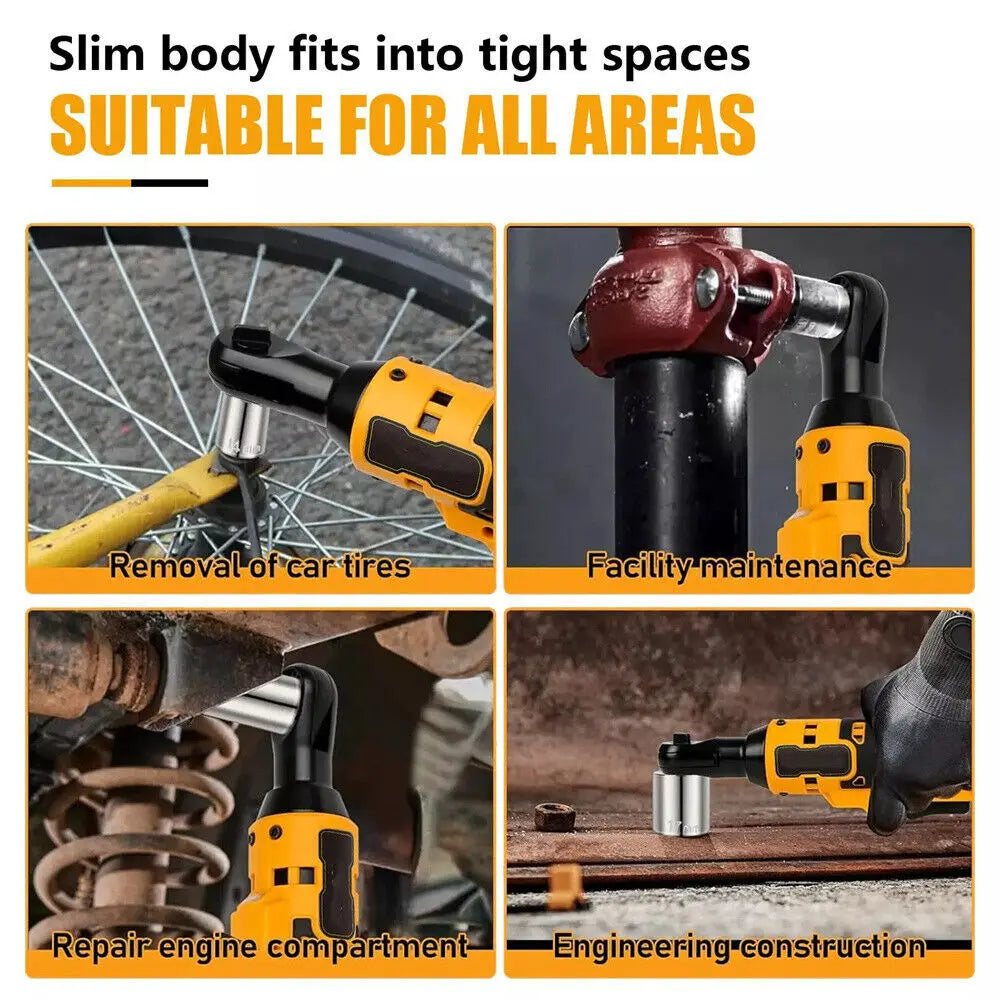 Smart Brushless Ratchet 3/8" - Variable Speed & LED Light for Dewalt 20V Users | Compact Design image 7