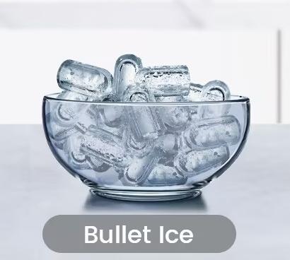 Christmas present COWSAR Bullet Ice Maker Countertop with Self-Cleaning, Staninless Steel or ABS Plastic, 26.5lbs/24Hrs, 6 Mins/9 Pcs Bullet Ice, Portable Ice Maker for Kitchen/Home/Office/Party/RV