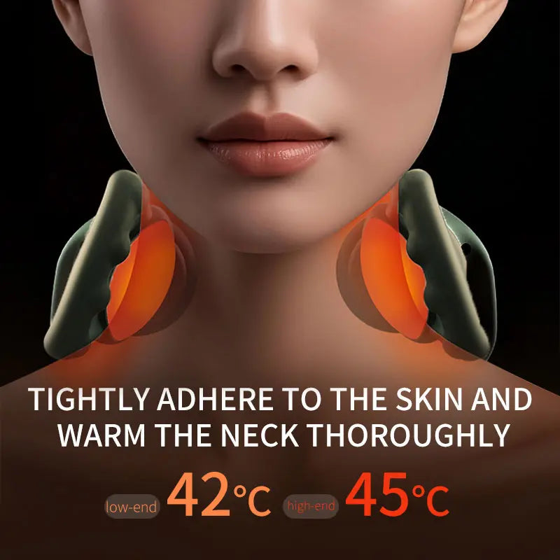 Shoulder & Neck Massager with Bionic Heat – 4D Deep Kneading, Simulated Hand Massage, Relieves Muscle Fatigue & Tension