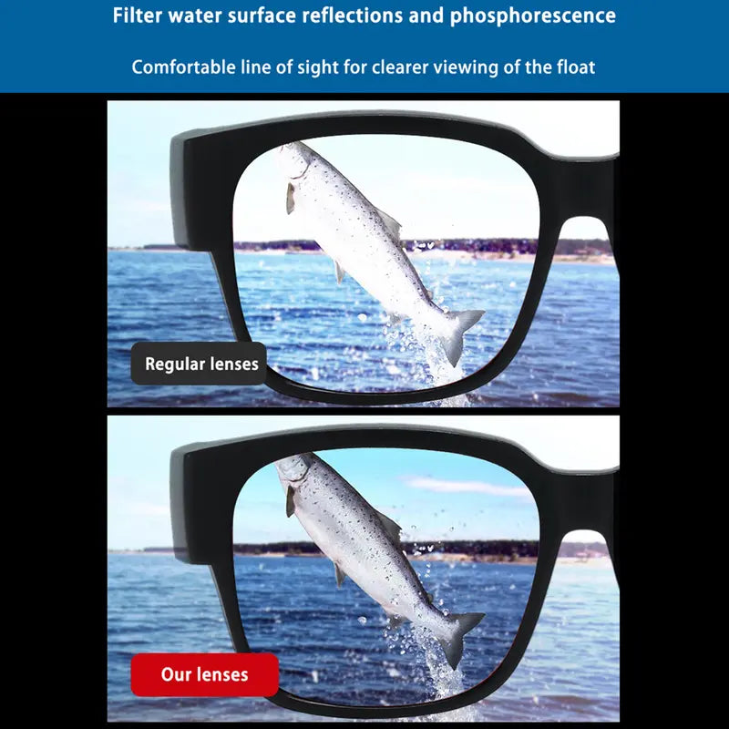 Square Color-Changing Polarized Sunglasses - UV Protection Smart Photochromic Auto-Tint Eyewear with Lightweight TR Frame for Men and Women