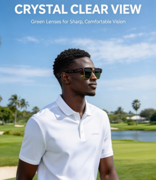 2026 New Square Polarized Sunglasses for Men - Retro High-End Style for Driving and Sun Protection