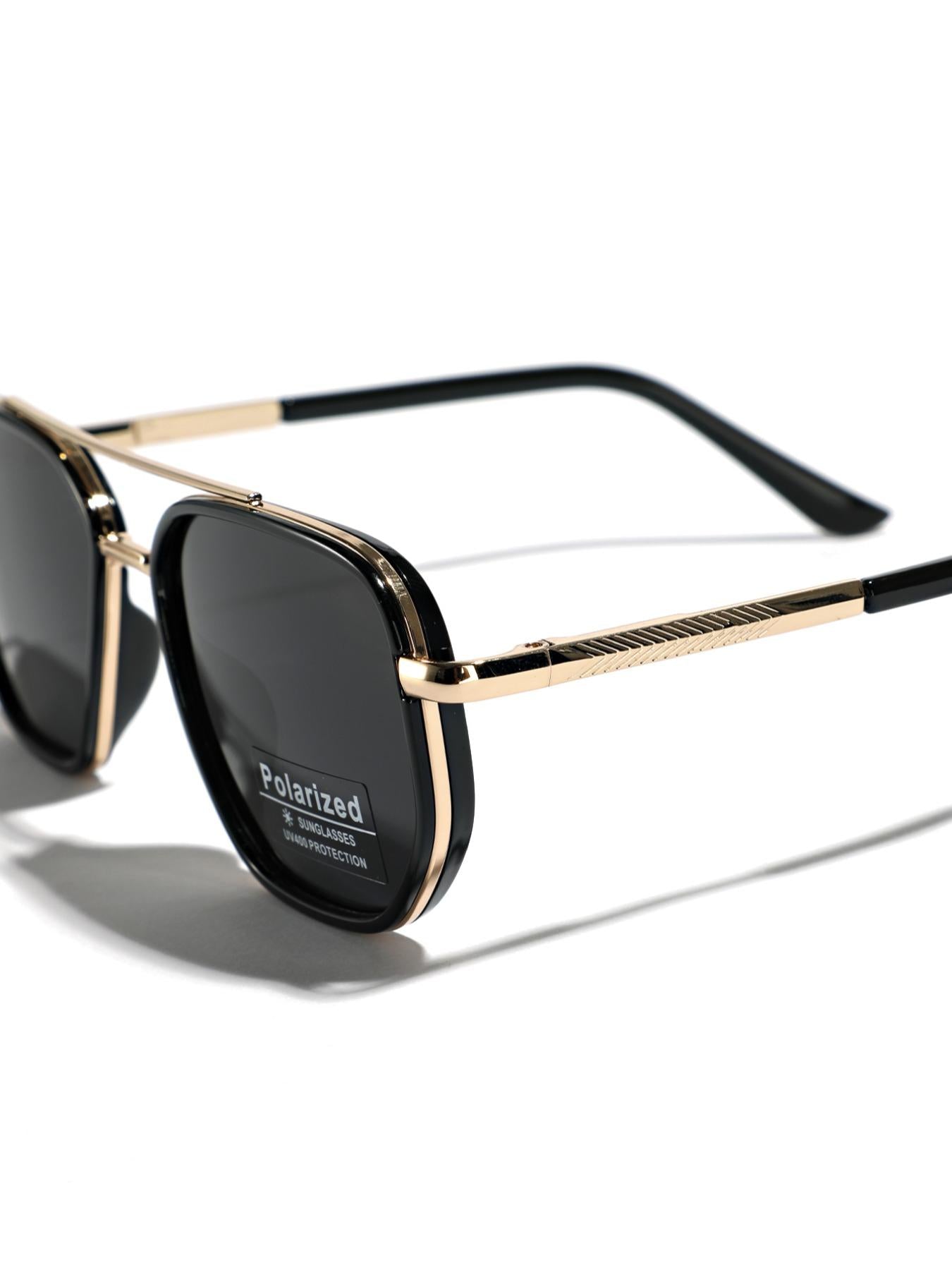 Summer 2026 Simple Polarized Shades Sunglasses For Everyday Use, Summer Geometric Frame Double Beam Fashion Sunglasses, Travel Accessories, Trendy Casual Sunglasses, National Day Offers