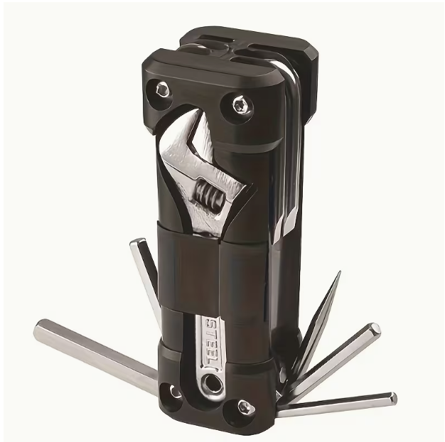 Multifunctional Folding Tool Kit – Portable Socket Set for Motorcycle & Bicycle Repair, Mechanic Maintenance