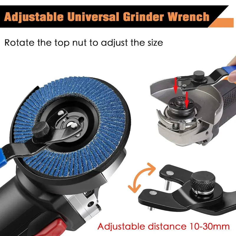 11-Piece Wood Carving Disc Set for Angle Grinder - 5/8" Adapter, Grinding Wheel for Cutting, Shaping and Sanding