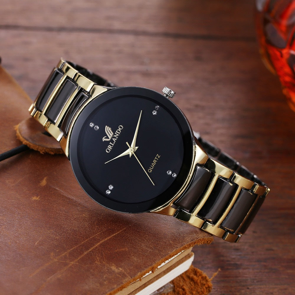 2026 Cross‑Border Hot‑Sale 5‑Piece Gift Set – Business Steel‑Band Quartz Watch, Designer Wallet & Razor – Premium Men‘s Gift Box for Holidays & Special Occasions