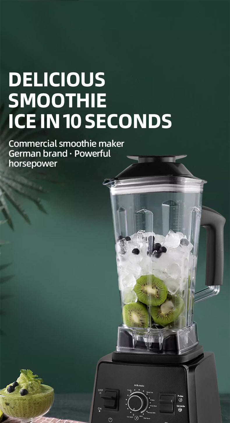 Professional Blender with 2 Containers, 68oz Jar, 25000 RPM, 2400W Max Power, Stainless Steel Blade & Tamper for Smoothies, Ice, Coffee & Juice