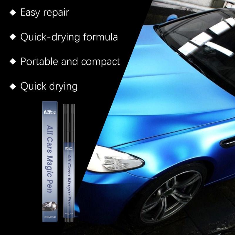 2Pcs Magic Car Scratch Removal Pen DIY Auto Paint Touch-Up Pen Quick Scratch Repair Gloss Restoration Portable Car Care Tool for All Vehicles 2026 Auto Beauty Essential