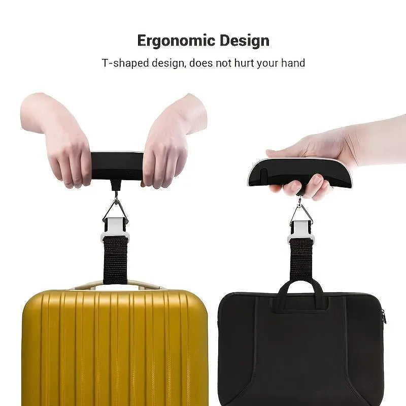 🔥 Clearance Special – Order 1 Get 2 🔥 – Portable Electronic Luggage Scale, 50kg Heavy Duty Mini Hanging Scale for Luggage, Fishing & Parcels, Outdoor Fishing Accessory