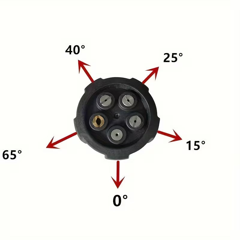High-Pressure Washer Nozzle – Adjustable, Multi-Function, 1/4" Quick Connect