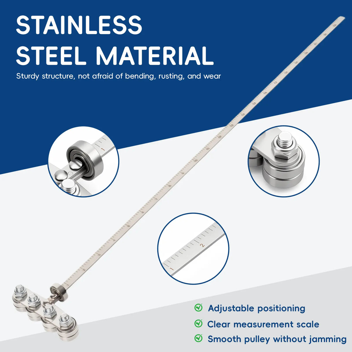 Positioning Calipers for Precise Measurements & Easy Wood Cutting – Essential Tool for Straight Lines & Consistent Cuts