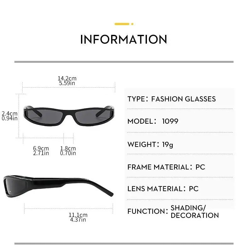🔥 Clearance Sale, Buy 1 Get 3 FREE 🔥 – Vintage Sunglasses for Men & Women 2026 Luxury Punk Shield Wrap Sun Glasses with Classic Black Frame UV Protection for Everyday Wear