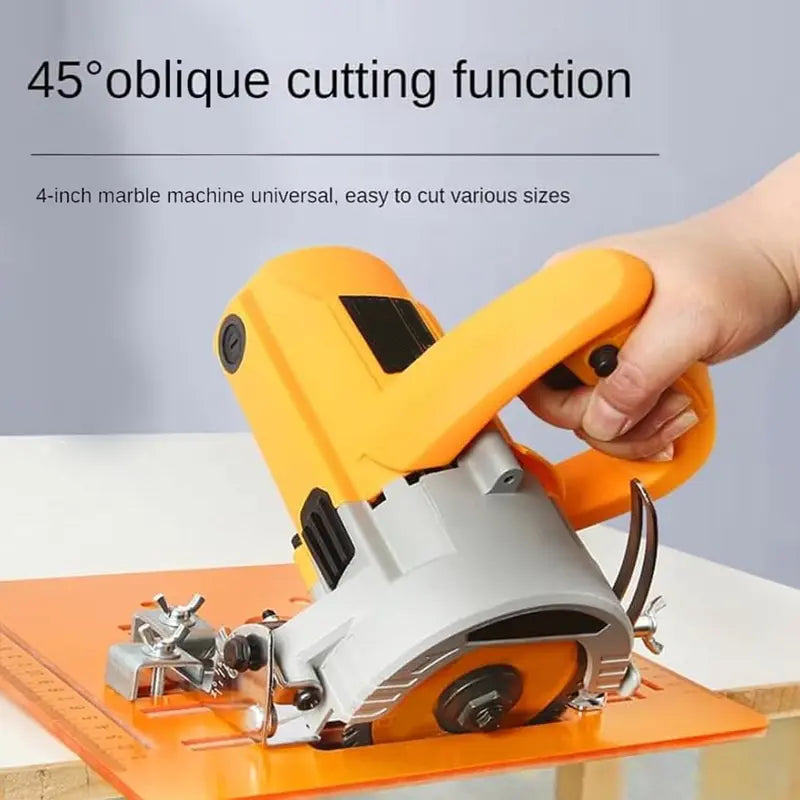 Universal Cutting Machine Base Plate Kit 28x25cm - Woodworking Circular Saw Bottom Board for 90-Degree and 45-Degree Oblique Cutting (0.23 Inch Thickness)