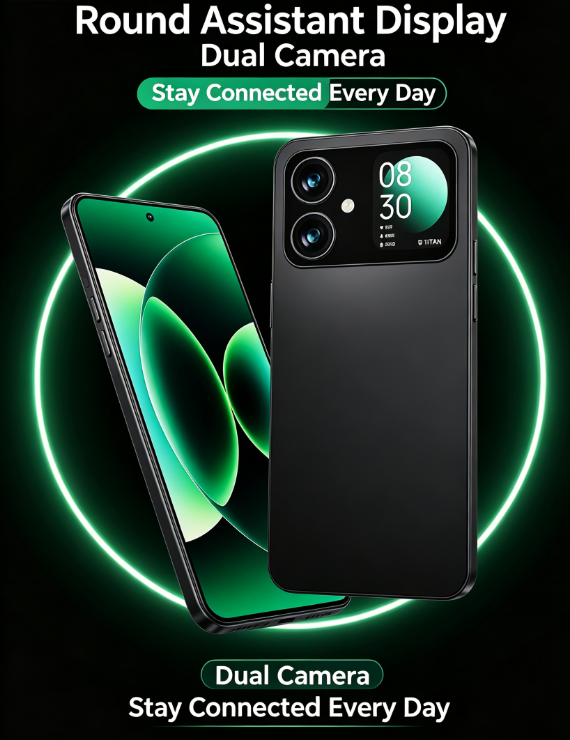 M17 Pro Smartphone – 6.56" HD+, 4GB+1024GB, Android 13, 13MP Dual Camera, 4000mAh, Dual Type-C Unlocked