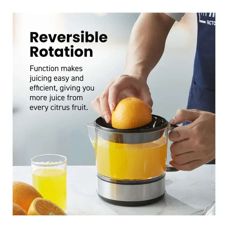 3-Cup Electric Citrus Juicer – Compact & Efficient, Perfect for Fresh Orange, Lemon & Lime Juice