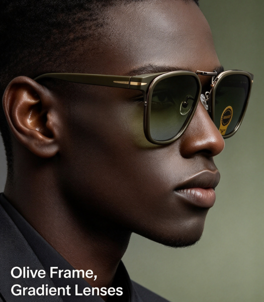 New Men's Fashion Commuter Sunglasses - UV Protection Minimalist Shades for Driving, Fishing and Travel
