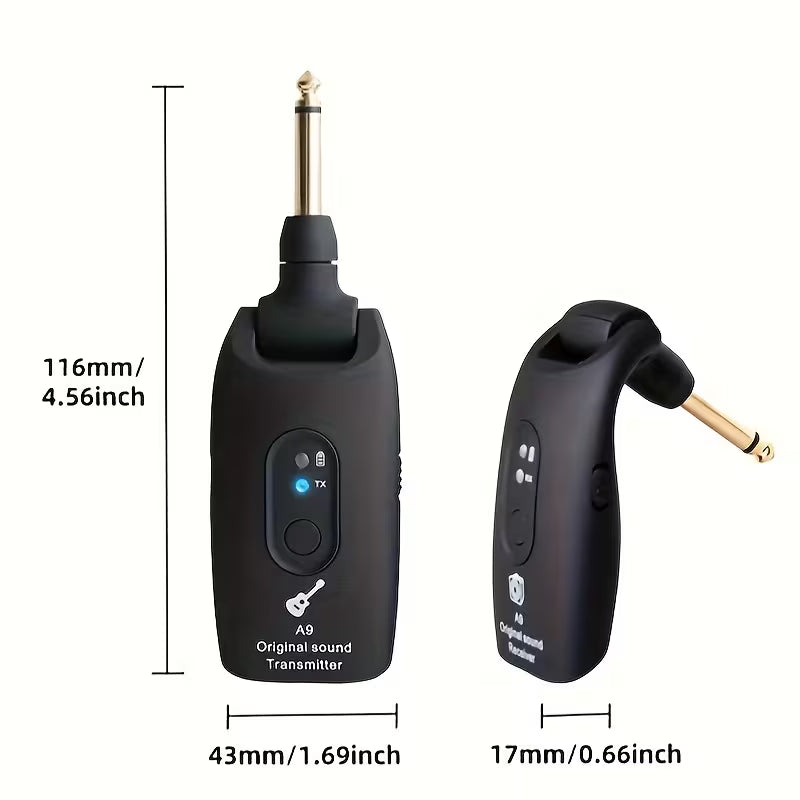 Guitar Wireless System – 2.4GHz Receiver for Electric & Electroacoustic Pickups