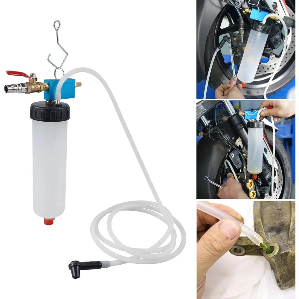 Automotive Oil Extractor Pump Kit – Brake Bleeder & Adjustment Tools, Easy-Operation Fluid Change Set for Car & Motorcycle Maintenance