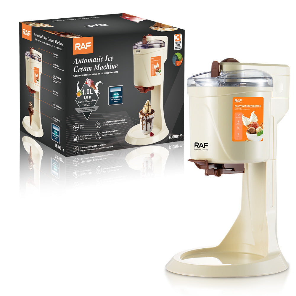 Kids DIY Ice Cream Maker – Automatic Frozen Dessert Machine for Sorbet, Soft Serve & Snow Cones