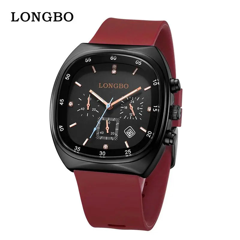 Fashionable Analog Watch, Sporty Waterproof Modern Unisex Open-Face Wristwatch - Luminous Display, Silicone Strap, Adjustable for Daily Wear, Automatic Mechanical with Necklace Bust Jewelry Set for Outdoor Use, Sporty Waterproof Watch image 10