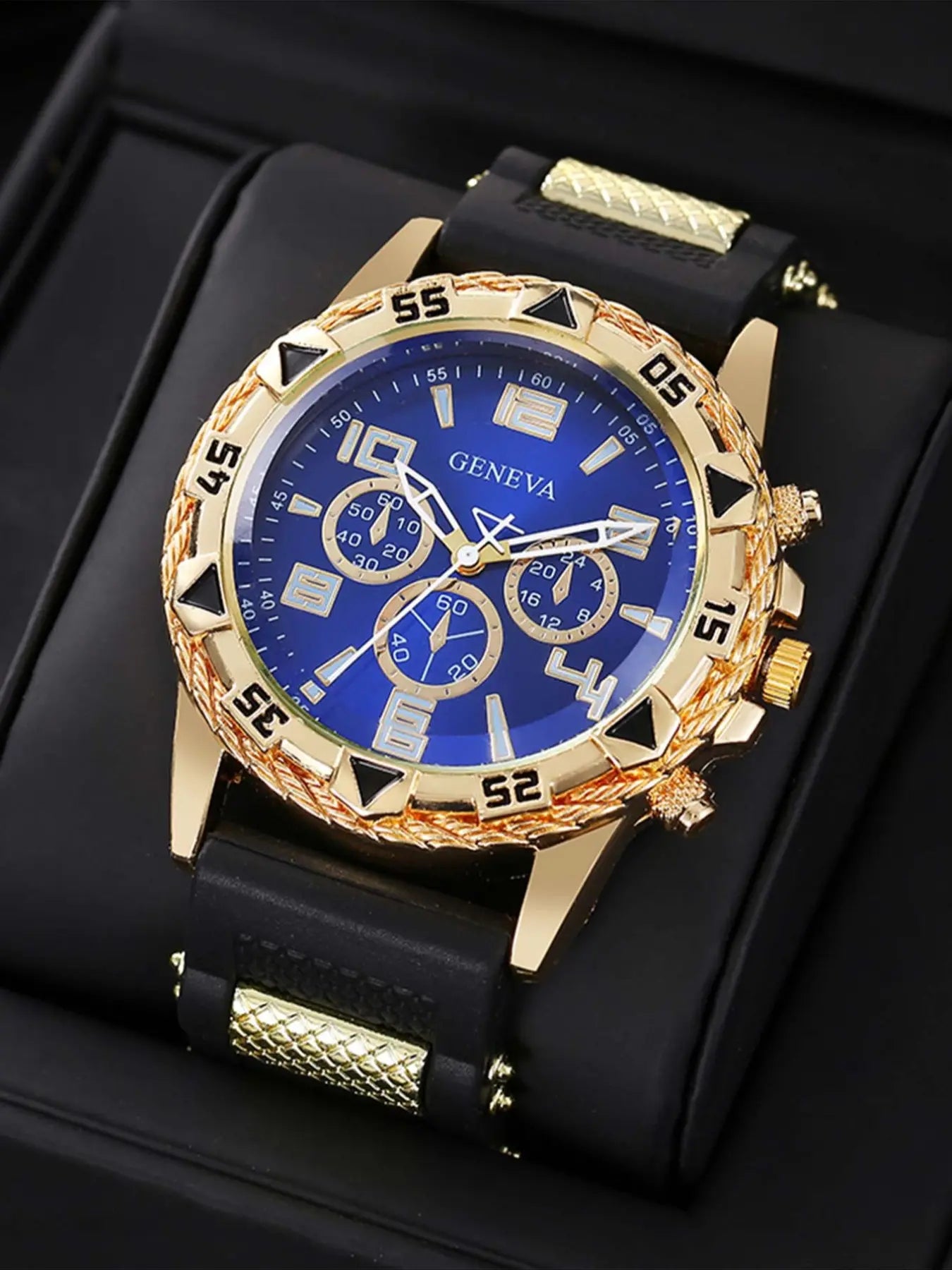 Men's Sporty Minimalist Analog Quartz Watch, Fashionable Wristwatch with Silicone Strap, Trendy Exquisite Accessories, Birthday Gift, No Box Included, Modern Trendy Watch image 3