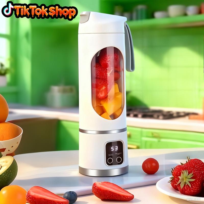 Ultimate Portable Blender! USB Rechargeable & Compact for Smoothies On-The-Go - Perfect Travel, Back To School & Gym! Leak Proof Design, Makes Shakes & Baby Food in Seconds cup juicer rechargeable mini blender vegetable