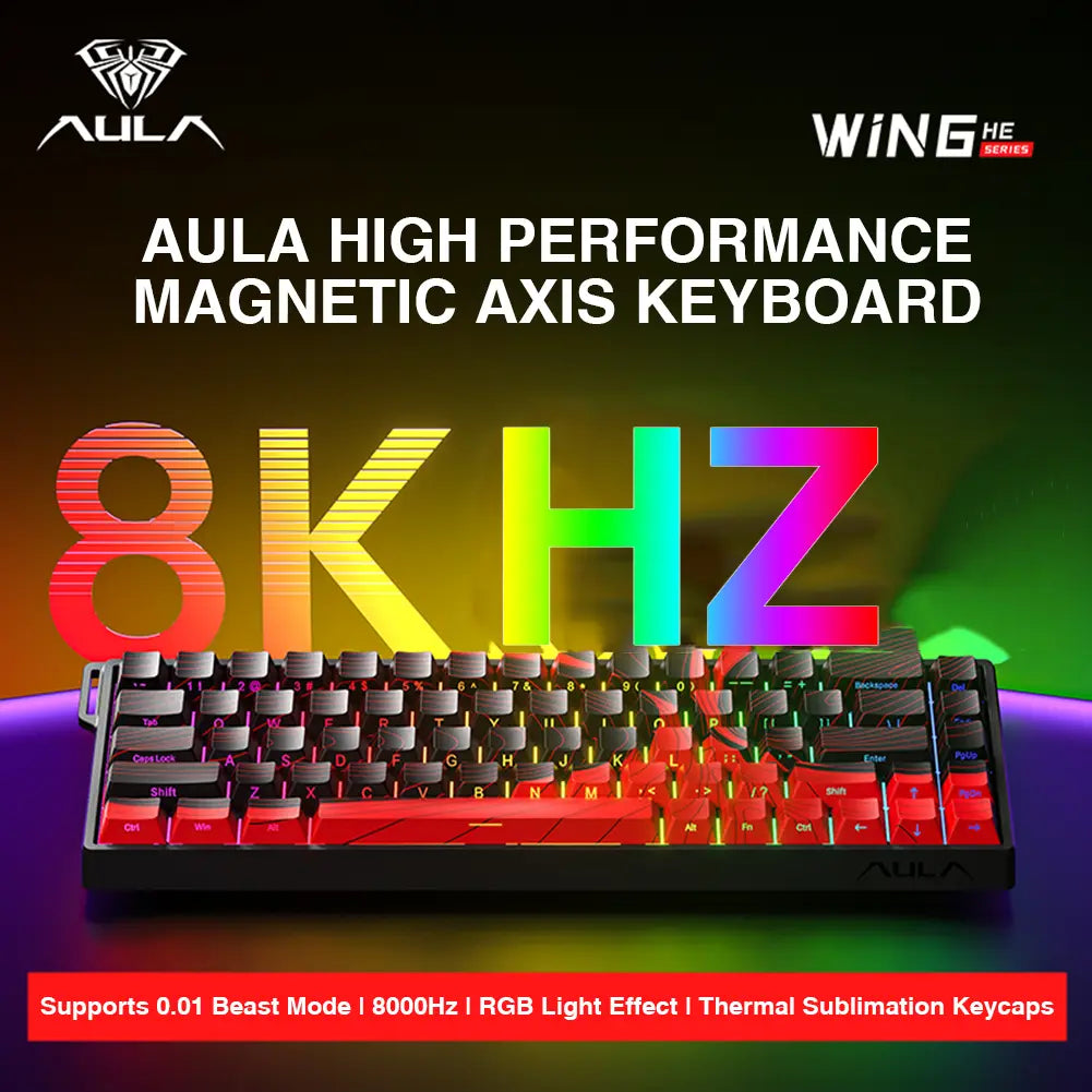 Cash on Delivery – WIN68HE Max Magnetic Keyboard with Adjustable Actuation, Hall Effect Keyboard with 0.3ms Latency, 65% Wired Compact Keyboard, 8000 Hz Polling Rate, Hot-Swap – Gaming Accessories, College & School Supplies