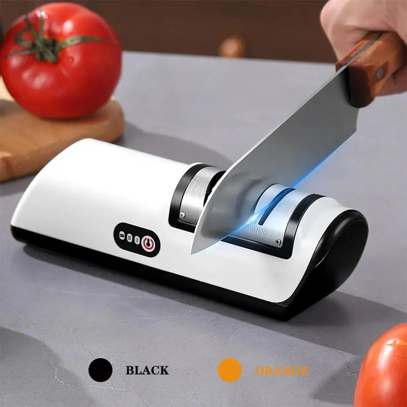 Electric Knife Sharpener, 1 Count Multifunctional Knife Sharpener, Household Knife Sharpener for Kitchen, Kitchen Gadgets, Gift