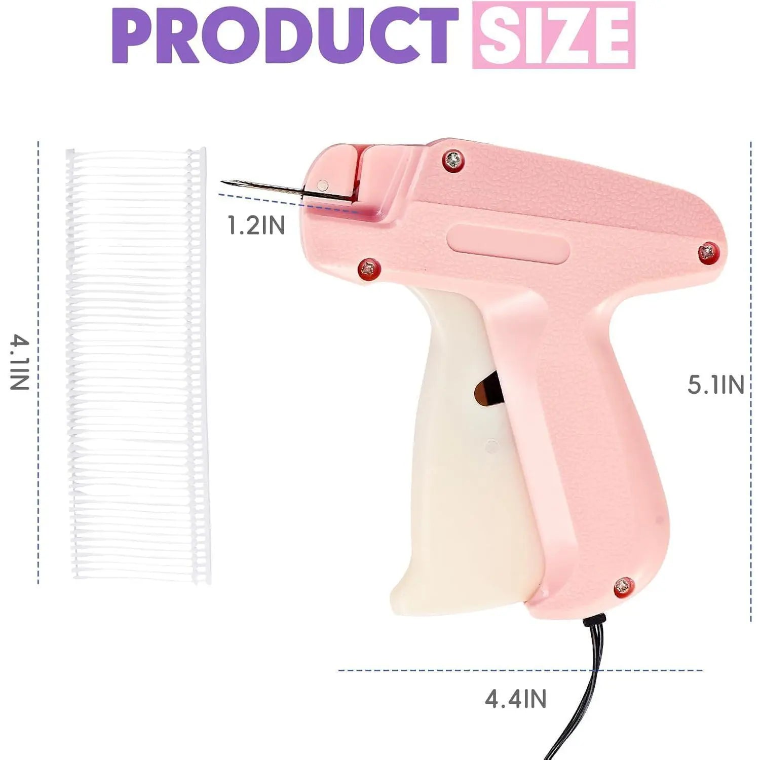 Tagging Gun for Clothes, Quick Clothing Fixer, Quick Sewing Hemming Gun, Mini Gun for Clothes Christmas Gift for Women image 6