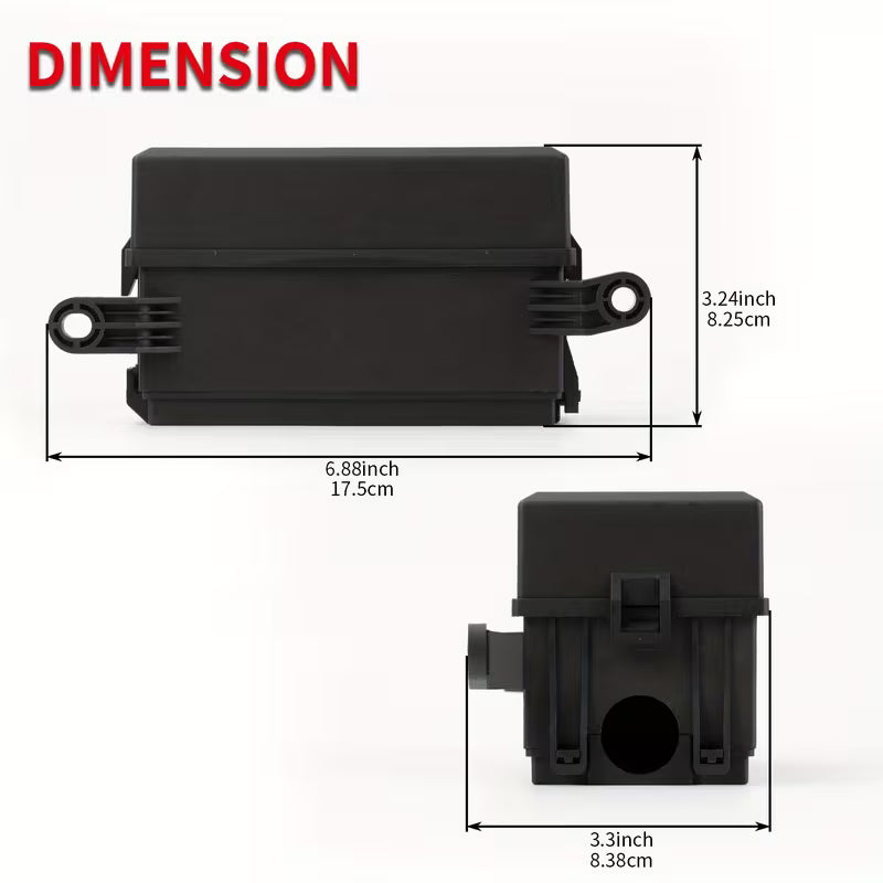6-Way 12V Fuse Box – with 6x 40A Relays, 16 Blade Fuses & Relay/Fuse Terminals