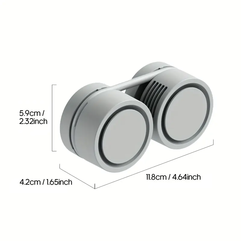 Foldable Rechargeable Bladeless Neck Fan – Hands-Free, Pocketable Mini Cooling Fan for Indoor & Outdoor Activities