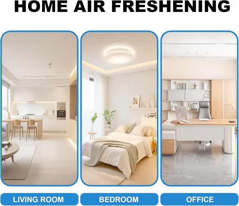 Cash on Delivery ✈ Air Purifier - Water Air Revitalizer, Air Washer, Air Freshener, Room Aromatizer, Aroma and Essential Oil Diffuser with 7 Color Adjustable LED Lights - For Smoke and Pets