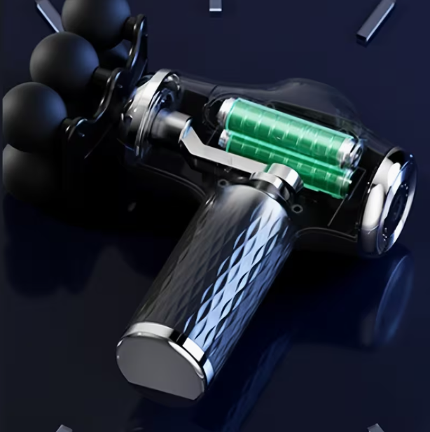 Multifunctional Muscle Gun – 6 Intensities + 10 Heads, Ultra-Quiet, Rechargeable, Portable, for Post-Workout & Daily Relaxation