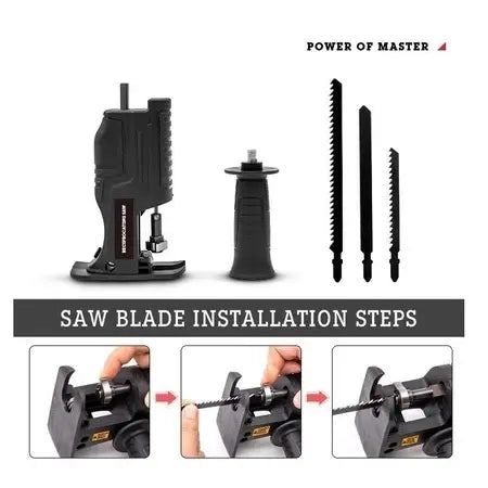 Electric Drill Jig Saw Connector - Reciprocating Saw Converter, Curve Saw Conversion Adapter for Woodworking