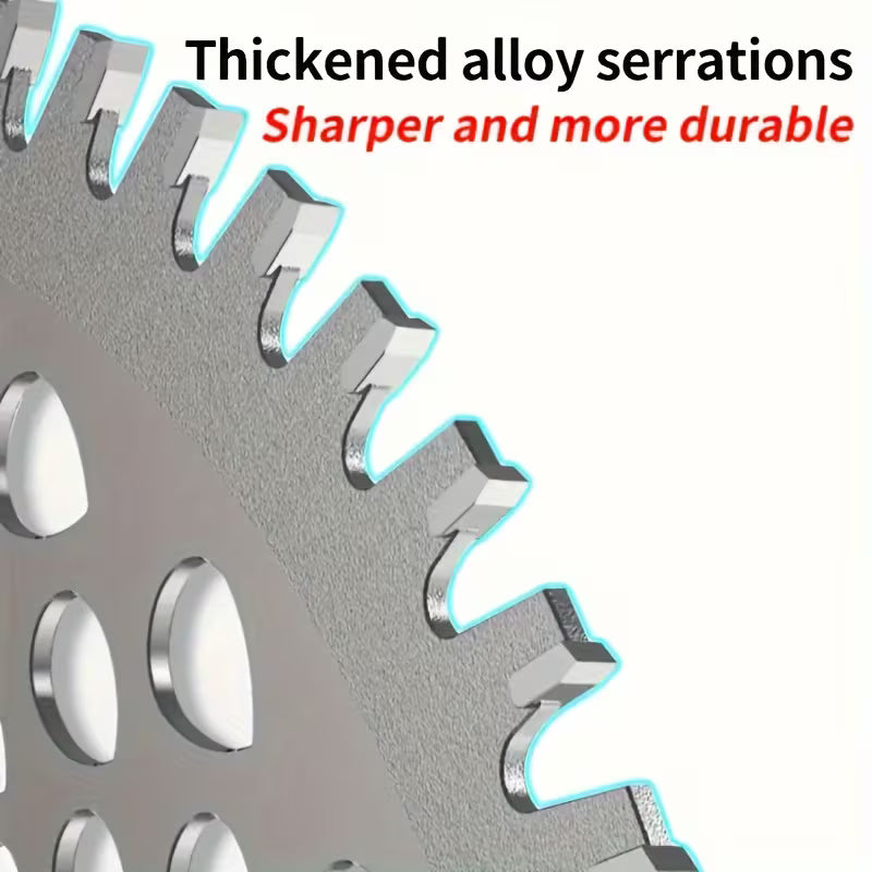 3-Piece 60-Teeth Grass Trimmer Head Blade - Durable Wood Brush Cutter Disc for Lawn Mower and Garden Power Tools