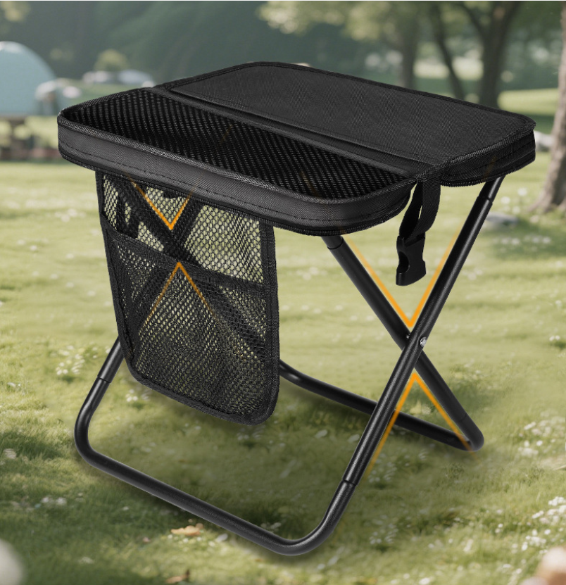 Portable Outdoor Folding Stool – Handbag/Backpack-Style, Compact & Lightweight, Includes Hex Tool for Easy Assembly – Ideal for Camping, Travel & Work