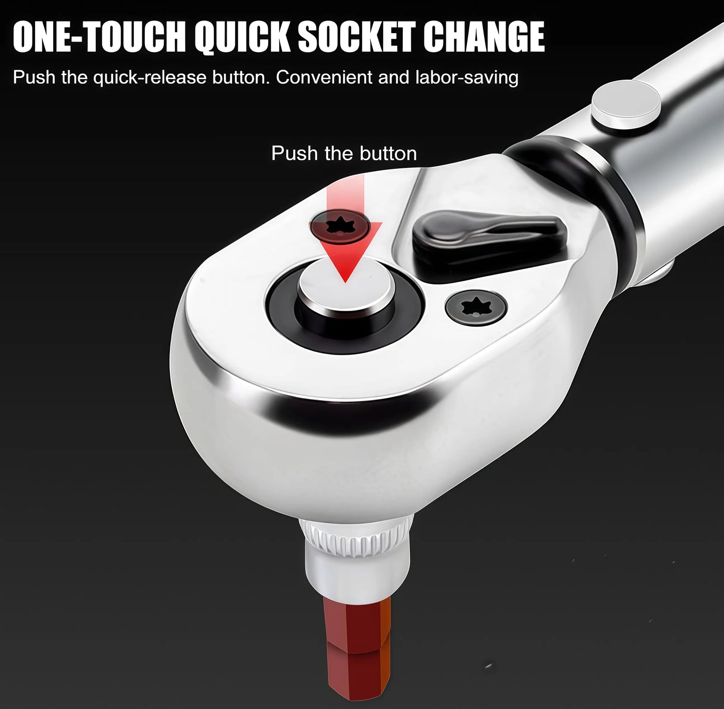 High Durability Torque Wrench Socket Spanner Kit - Precision Fastening Tool for Bicycle and Motorcycle Maintenance