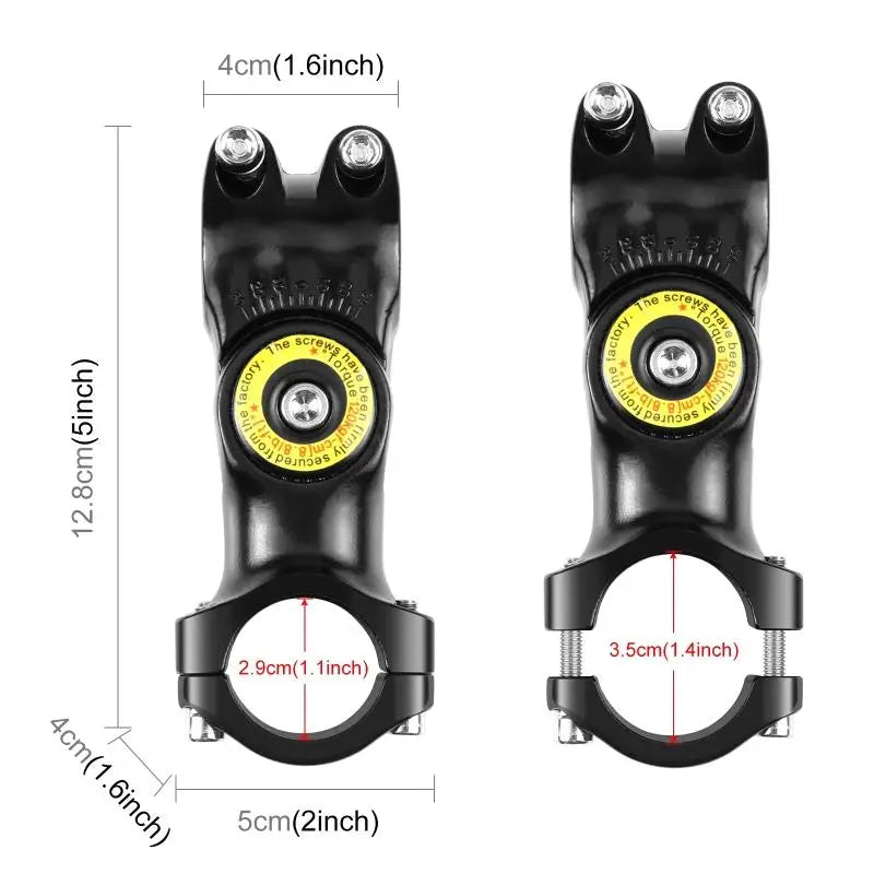 Motorcycle Handlebar Mount with Selfie Stick – Adjustable Bicycle Stem Clamp, Camera Bracket Adapter, Universal Holder for Cycling & Motorcycle Accessories